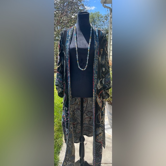 Ayka Indian duster kimono coat - Picture 7 of 7